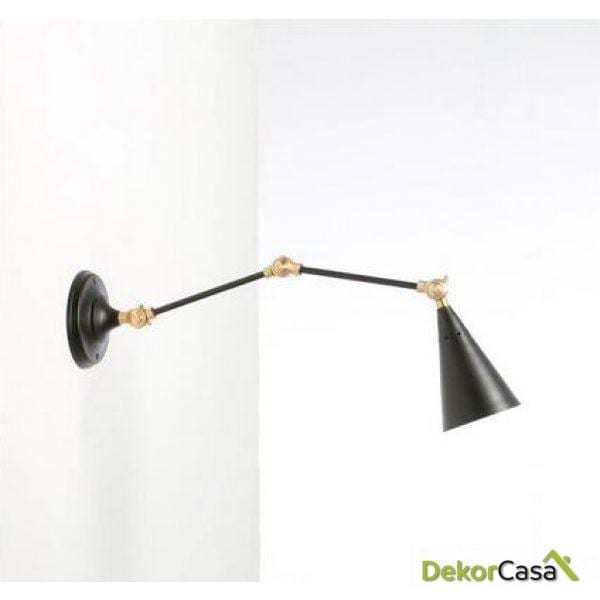Aplique de pared one arm 14x59x26cm