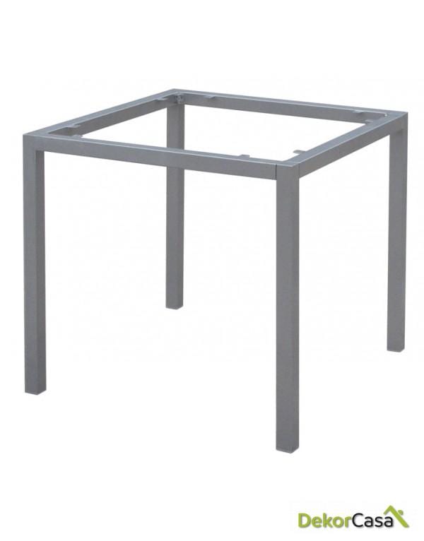 Base de mesa aluminio apilable
