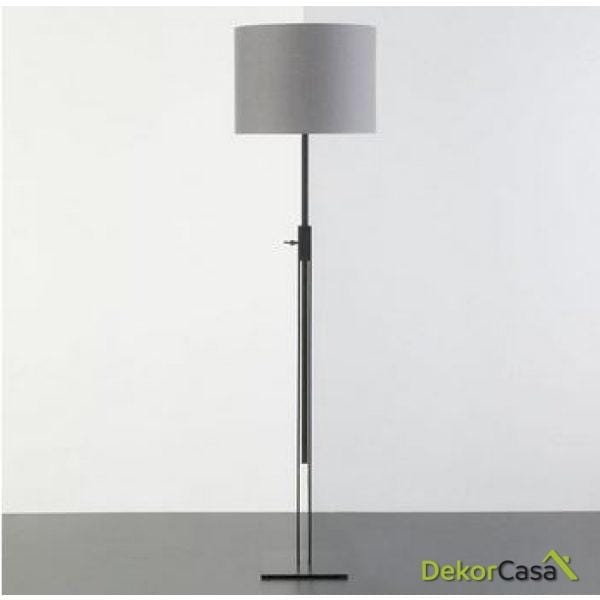 Lampara de pie extens sin pantalla 25x25x100 200cm