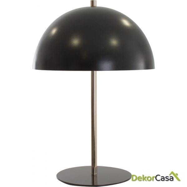 lámpara de sobremesa tango negra/ blanca 40x40x60 cm