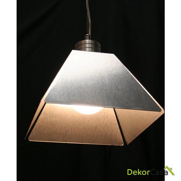 Lámpara de techo colgante cut aluminio