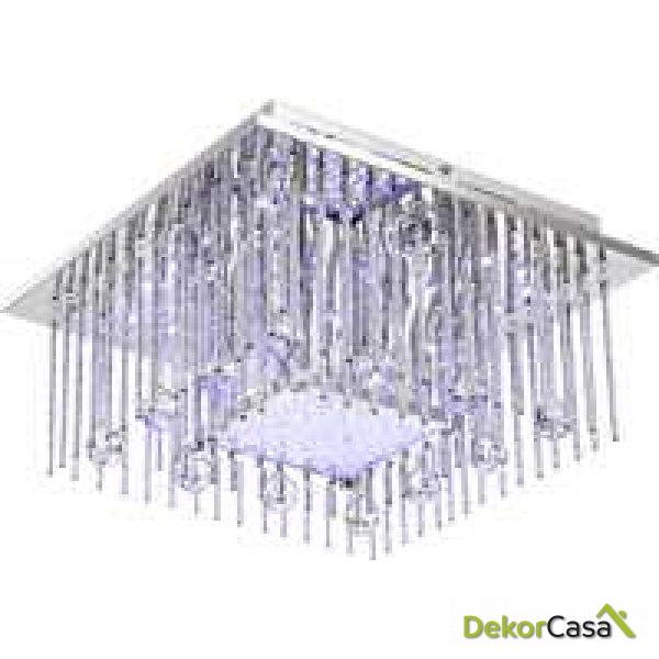 Lámpara de techo colgante plafón cristal