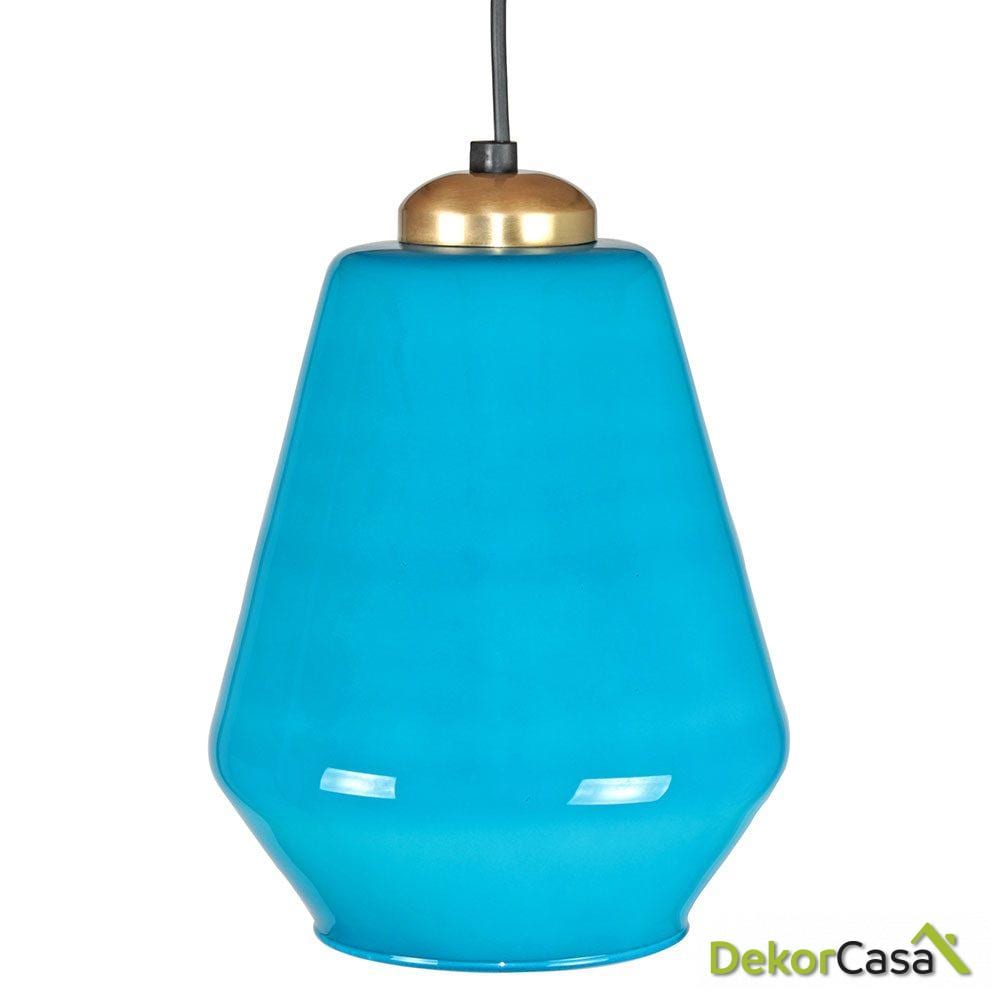Lámpara de techo cristal opalina BLUE
