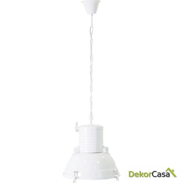 lámpara de techo foco blanca 40x40x150 cm