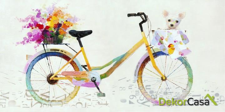 Lienzo Bicicleta Colorida