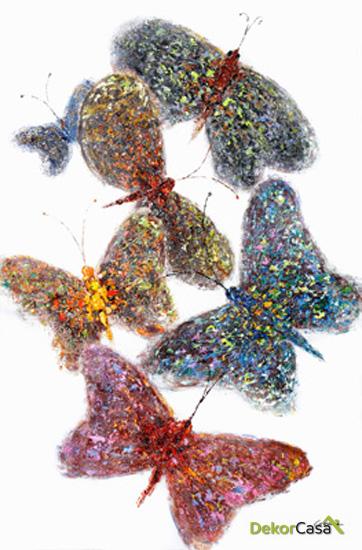 Lienzo Mariposas de Colores