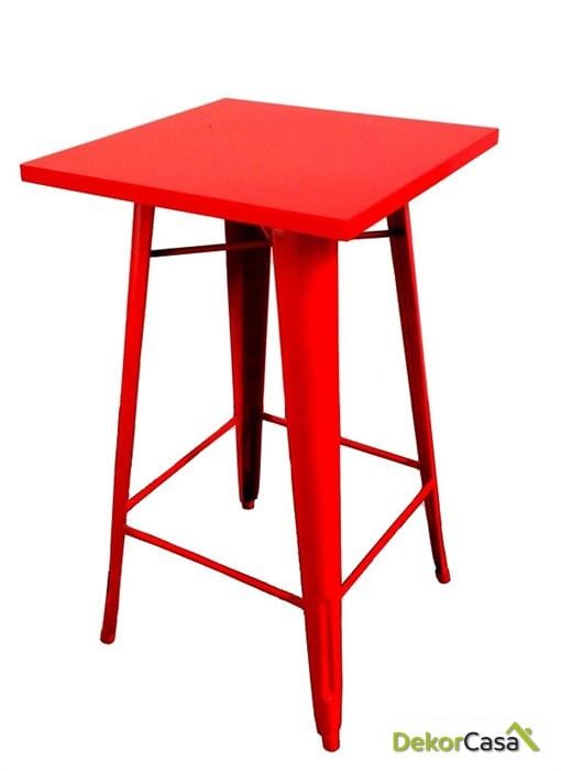 mesa alta tolix roja