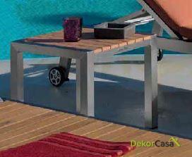 Mesa auxiliar de terraza Algaida 45 x 45 x 45 cm