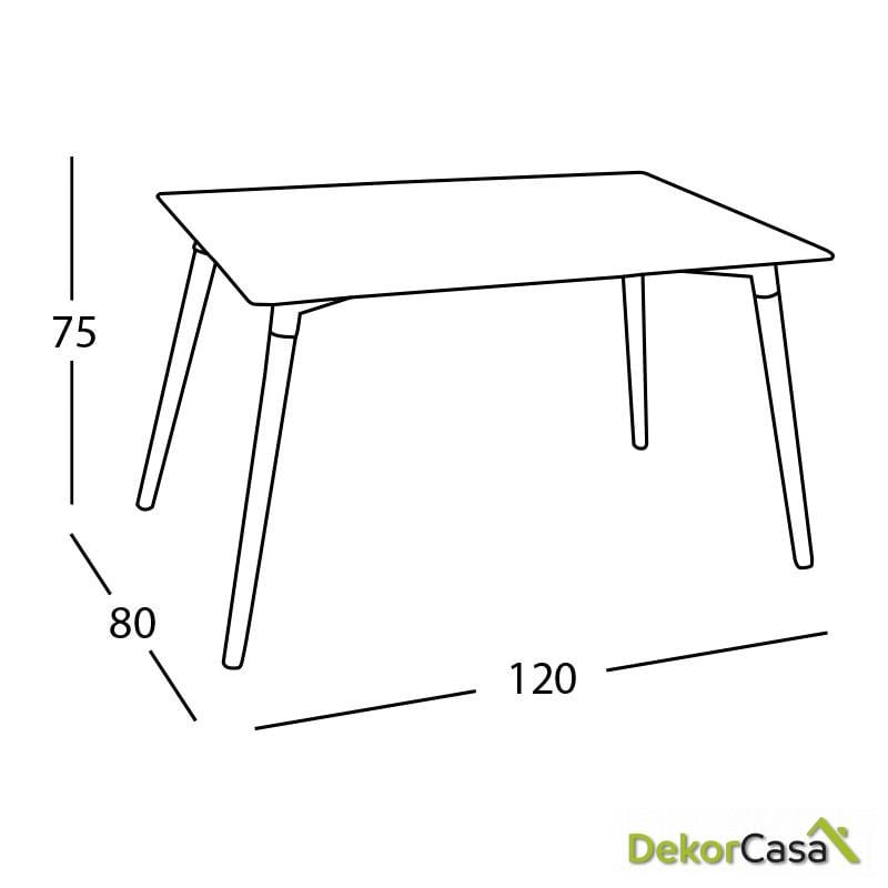 mesa basic gris 2 1 1