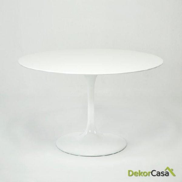 Mesa comedor imagine fibra de vidrio blanco 120x75 cm