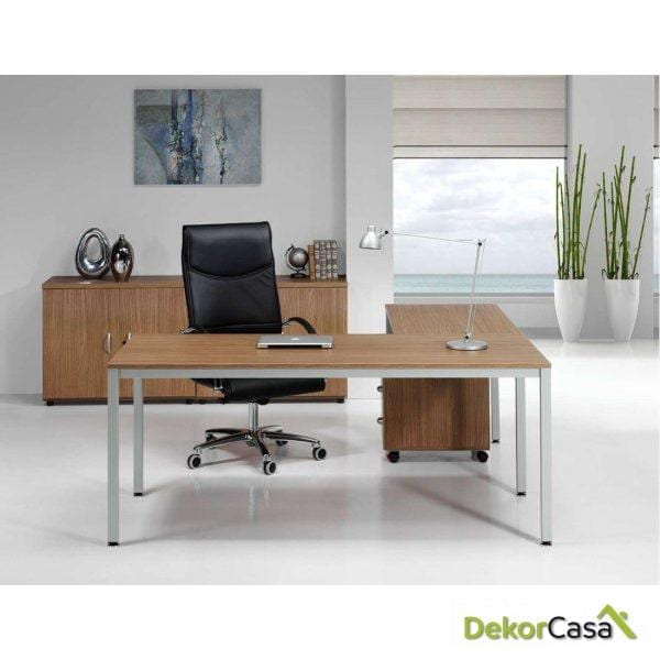 Mesa de despacho rectangular Euro 5100