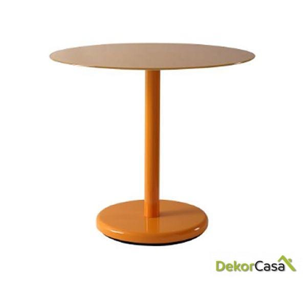 mesa auxiliar pin naranja