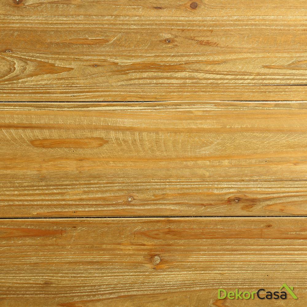 mesa centro con ruedas natural madera 150 x 70 x 36 cm 2