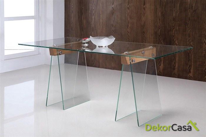 mesa cristal industrial 2 1 1