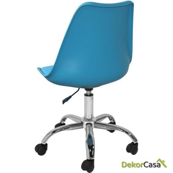 Silla megan escritorio azul 2
