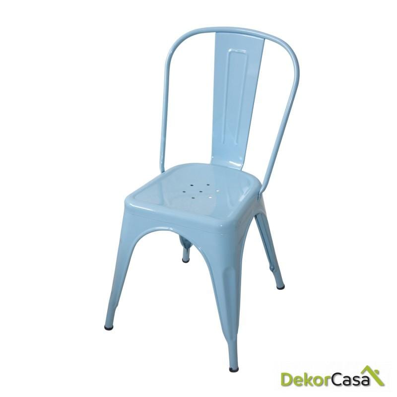 silla metalica volt azul