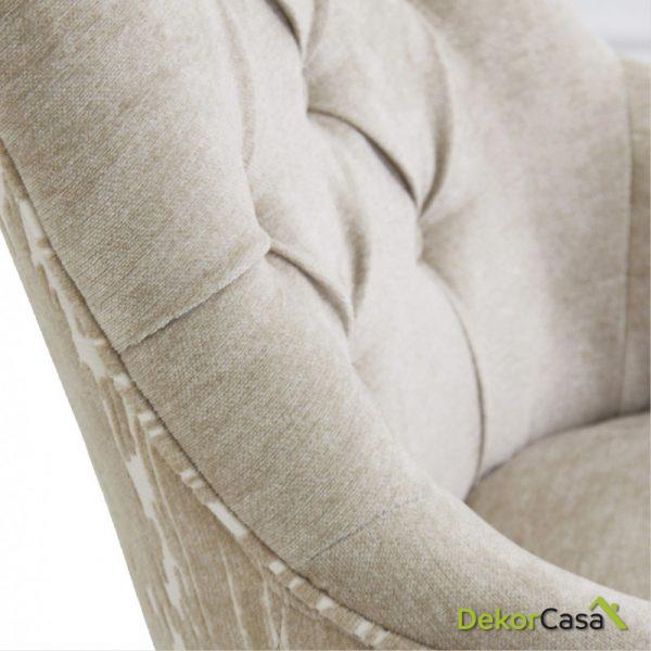 SILLON BEIGE BOTONES