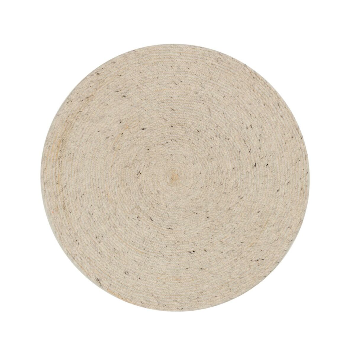 Alfombra redonda Takashi 100% lana beige Ø 150 cm