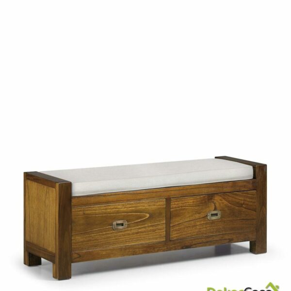 Banco Star Con Cojín 2 Cajones