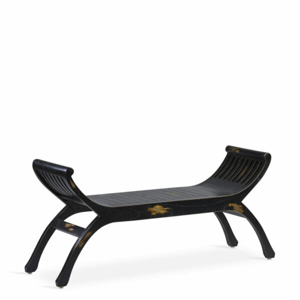 Banco Yuyu Negro 2 Plazas