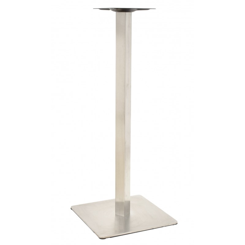 base de mesa copacabana alta acero inoxidable 4545110 cms pulido satinado