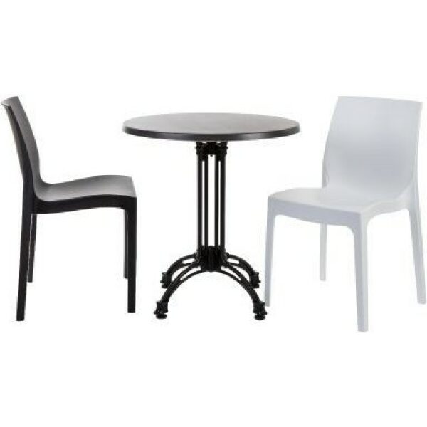base de mesa eiffel new aluminio 4 pies negra altura 70 cms 1