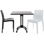 base de mesa eiffel new aluminio 4 pies negra altura 70 cms 2