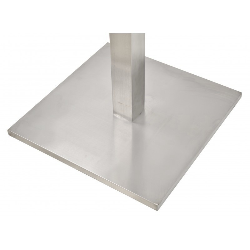 base de mesa ipanema alta acero inoxidable 4545110 cms pulido satinado 1