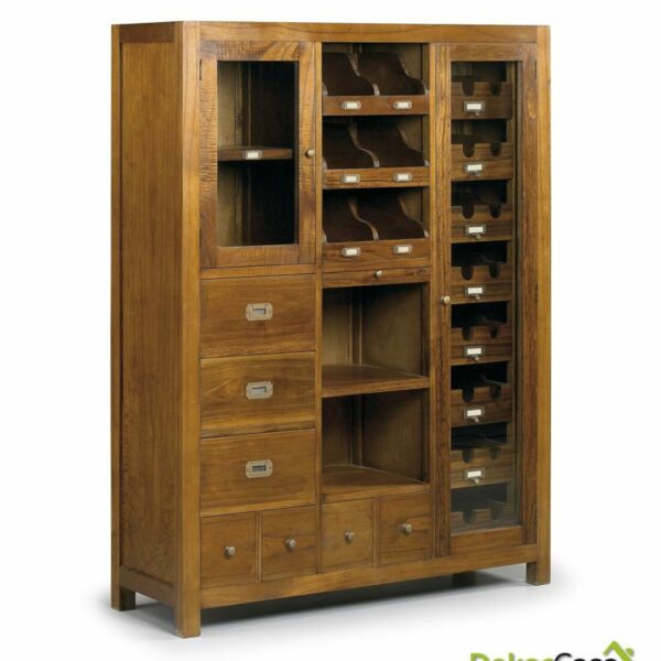 Bufet Star 3+4 Cajones 2 Puertas Cd`S Y Botellero + Bandeja