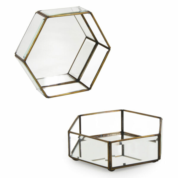 Caja Bisel Hexagonal Grande