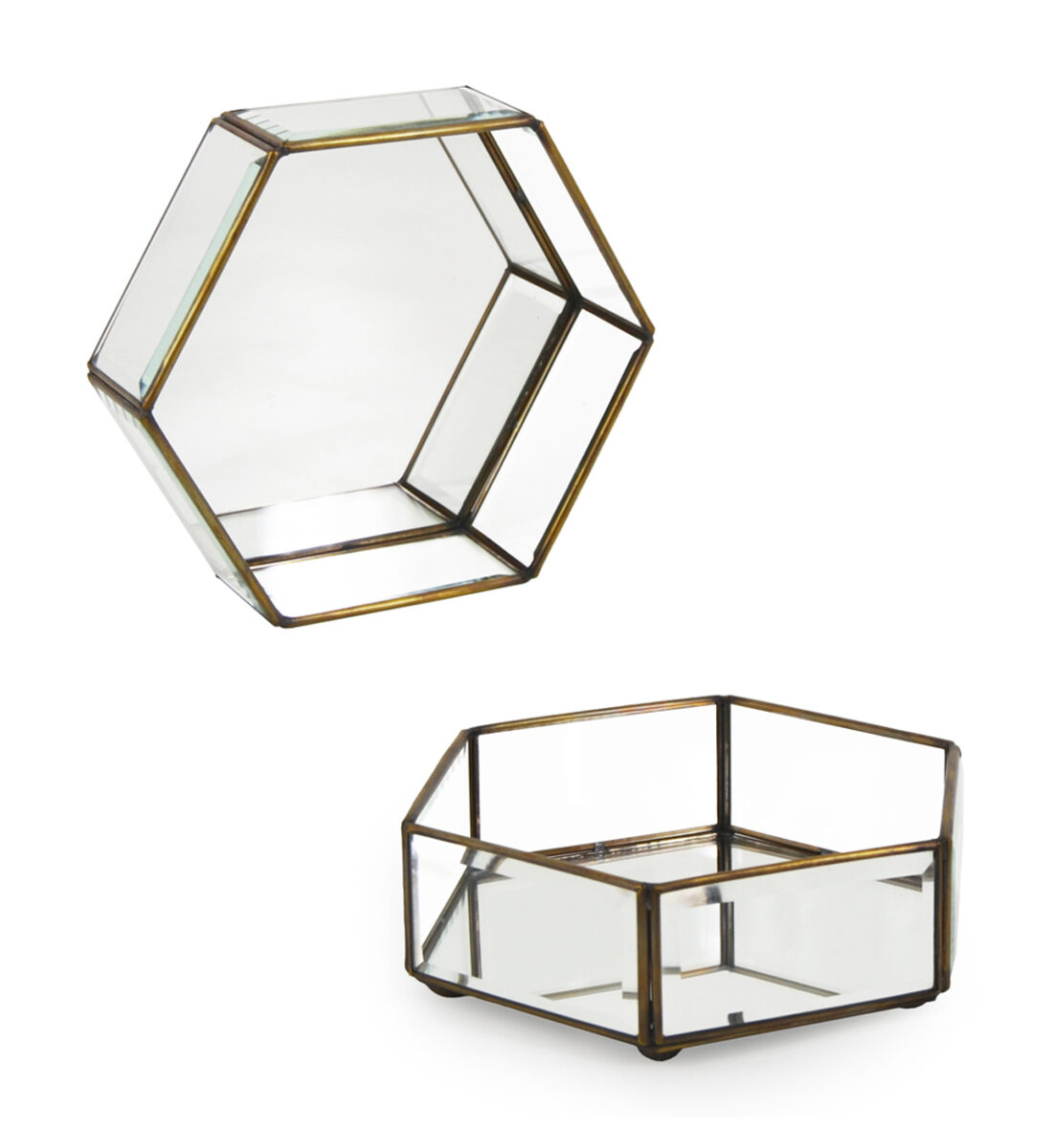 Caja Bisel Hexagonal Grande