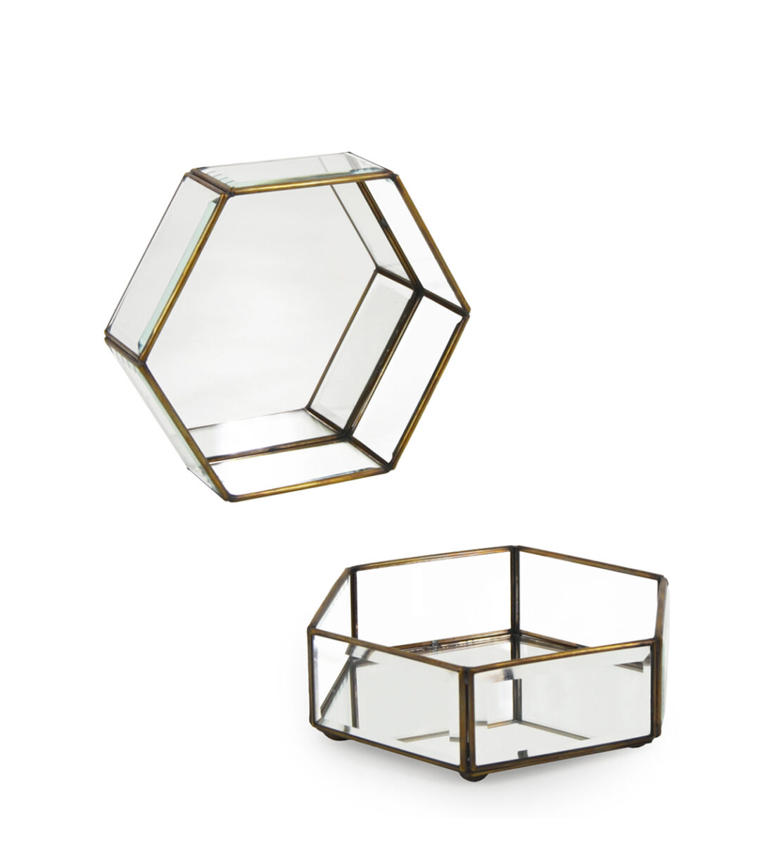 Caja Bisel Hexagonal Pequeña