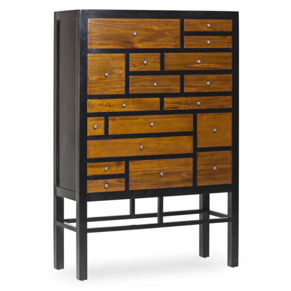 Cajonera 18 Cajones Negra