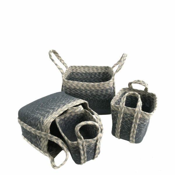 Cesta Jute Rectangular S/4