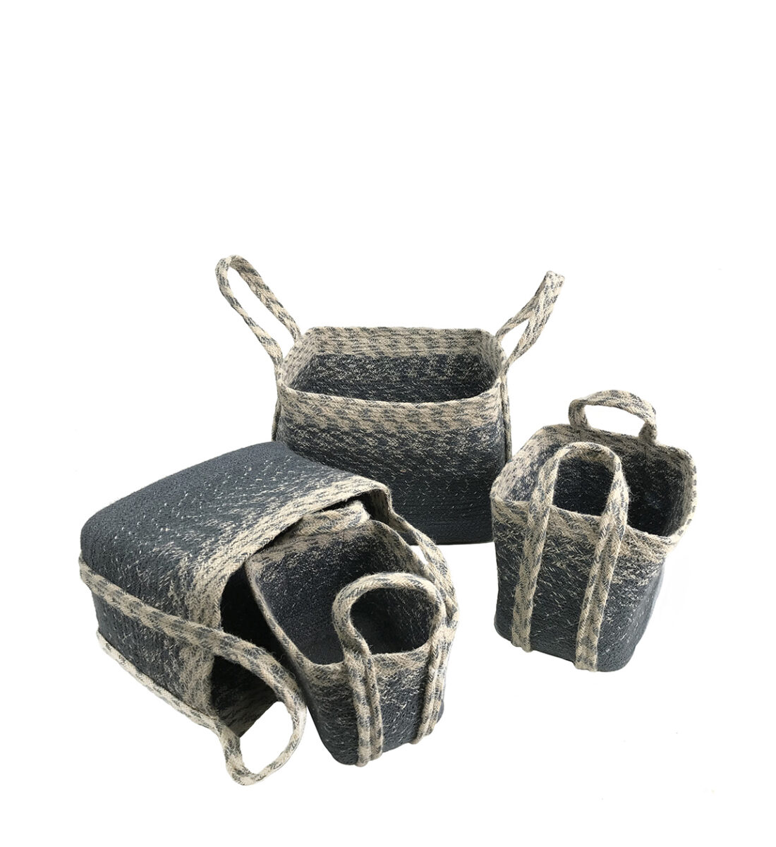 Cesta Jute Rectangular S/4