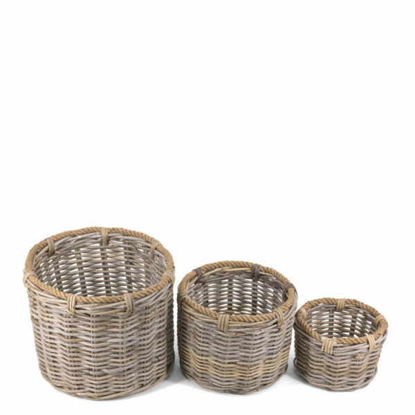 Cestas Rattan S/3