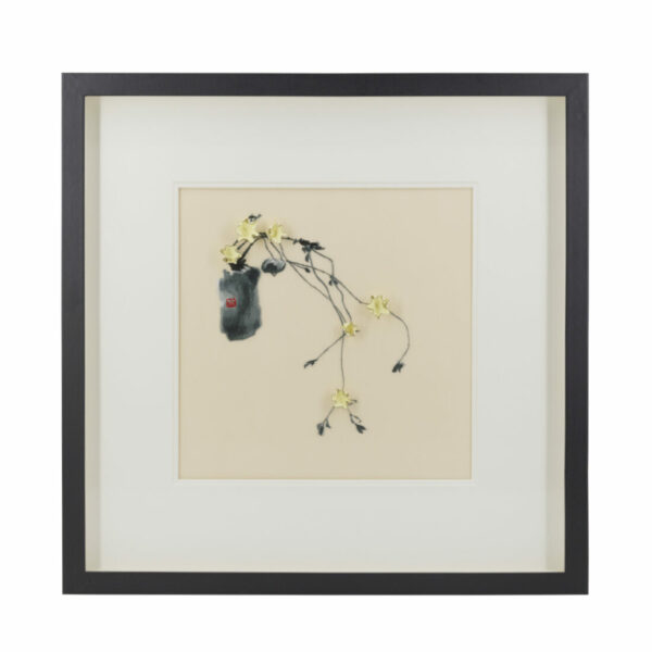 Cuadro Diana Jarrón Bordado Cascada