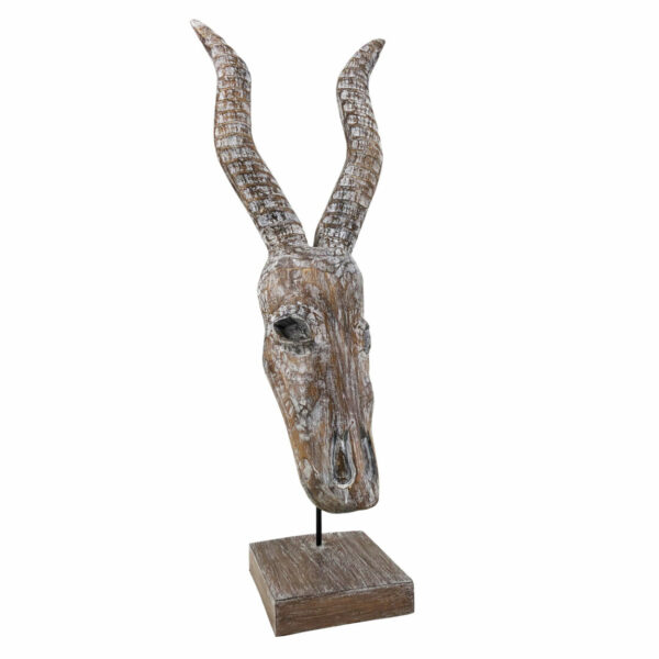 Figura Ethnic Antílope Blanqueada