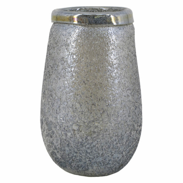 Jarrón Atlantis Alto Gris