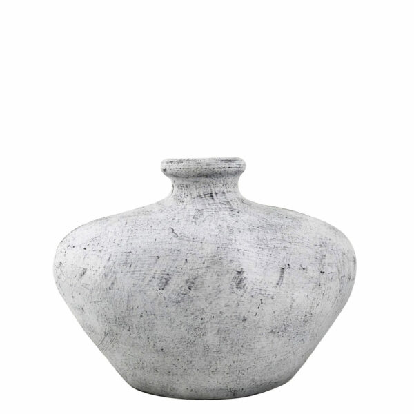 Jarrón Pundak Blanqueado