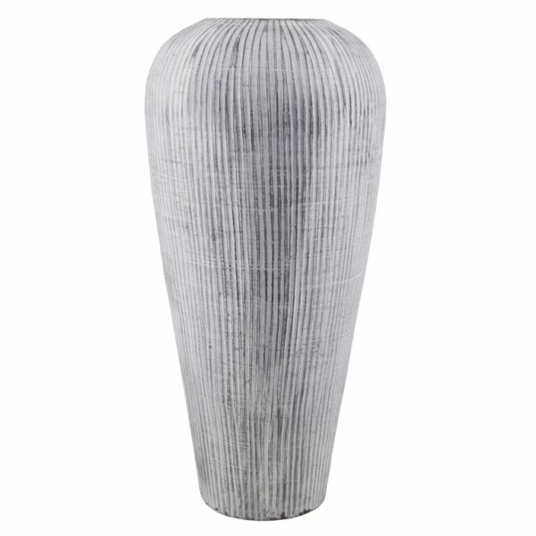 Jarrón Rayas Verticales Alto