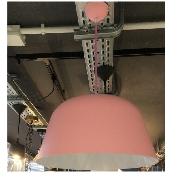 lampara adina colgante metal color rosa 1