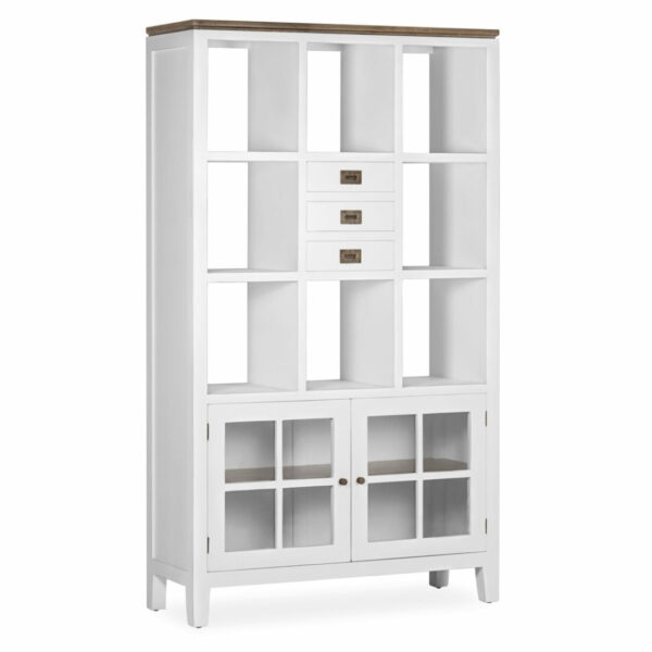 Librería Everest 3 Cajones 2 Puertas 8 Huecos