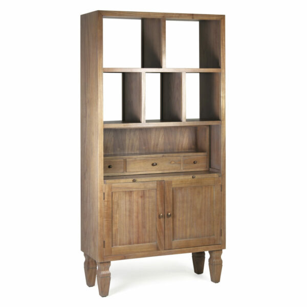 Librería Kaki 3 Cajones 2 Puertas + Escritorio