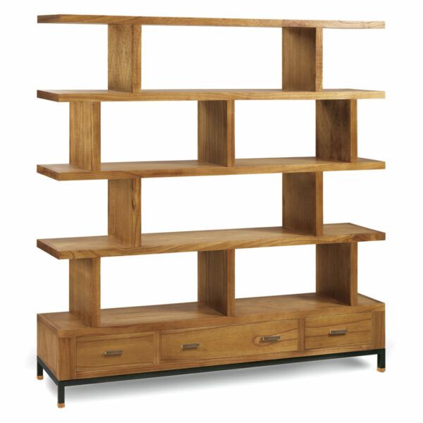 Librería Madhu Separador Irregular 3 Cajones