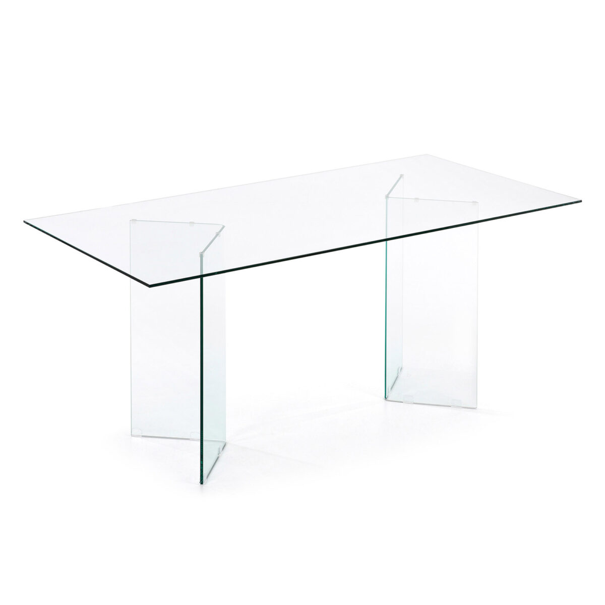 Mesa Burano de cristal 180 x 90 cm