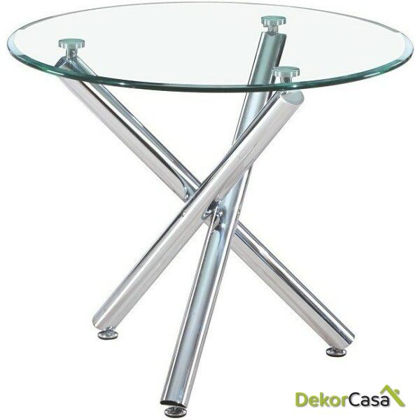 mesa desiree cristal 90 cms diametro