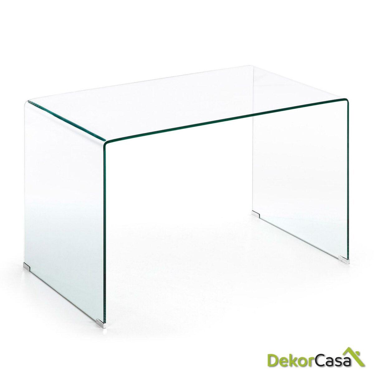 MESA ESCRITORIO BURANO Cristal Transparente