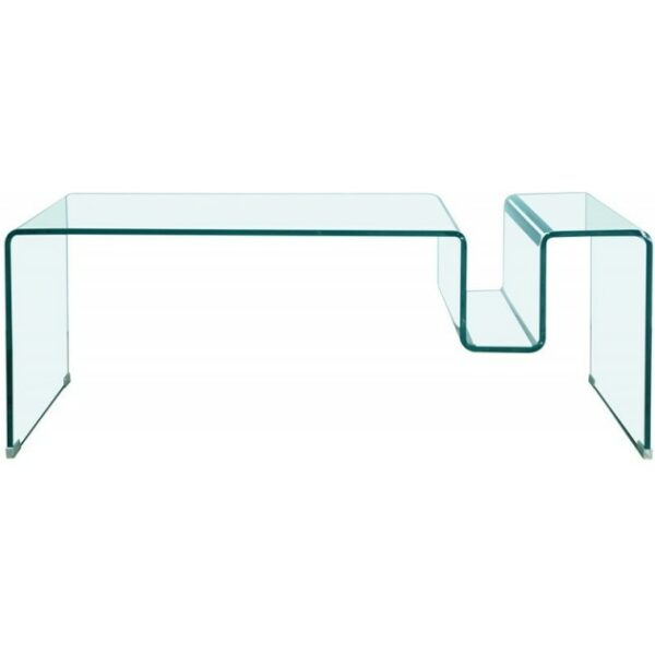 mesa harbor baja cristal curvado 120x60 cms