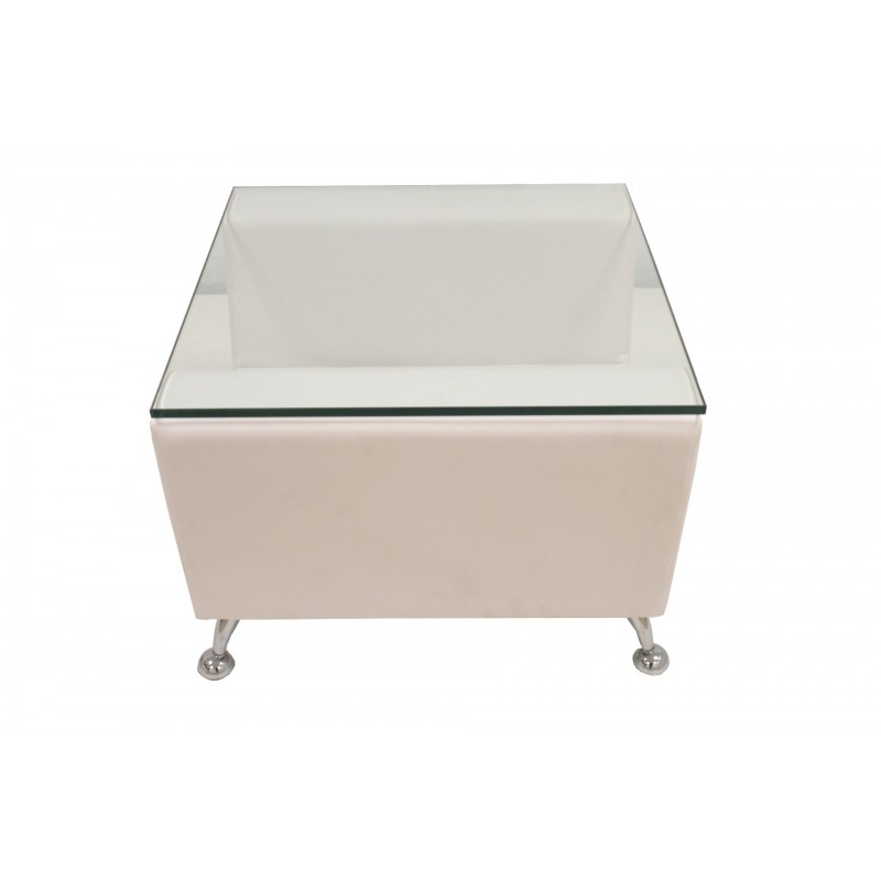 mesa kate baja cristal blanca 60x60 cms 2